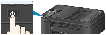 Canon : PIXMA Manuals : MX490 series : Turning the Machine On and Off